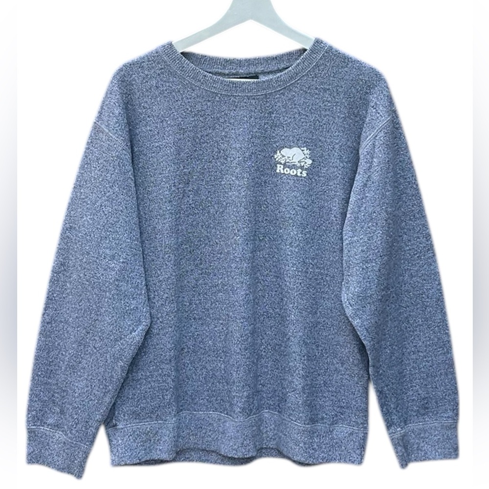 ROOTS NWOT Women’s Pullover Crewneck Stretch Fleece Lined Sweatshirt